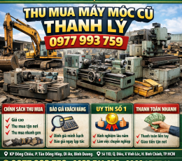 thu mua máy móc cũ thanh lý