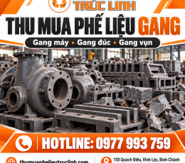 Thu mua phế liệu gang trên cả nước