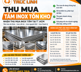 Thu Mua Tấm Inox Tồn Kho