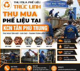 thu mua phế liệu tại KCN tân phú trung