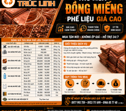 thu mua đồng miếng phế liệu giá cao
