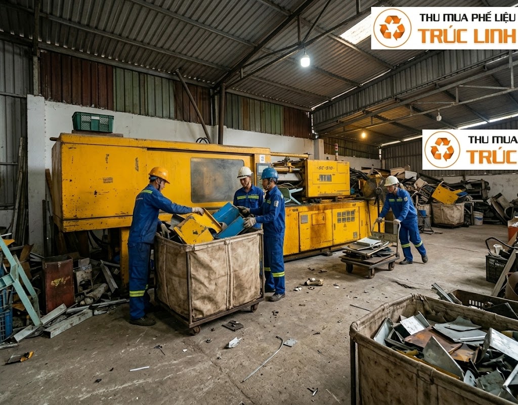 thu mua máy móc cũ tại nhà máy