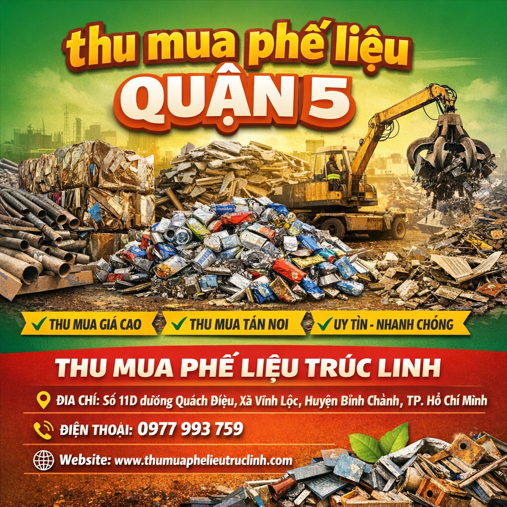 Thu mua phế liệu quận 5