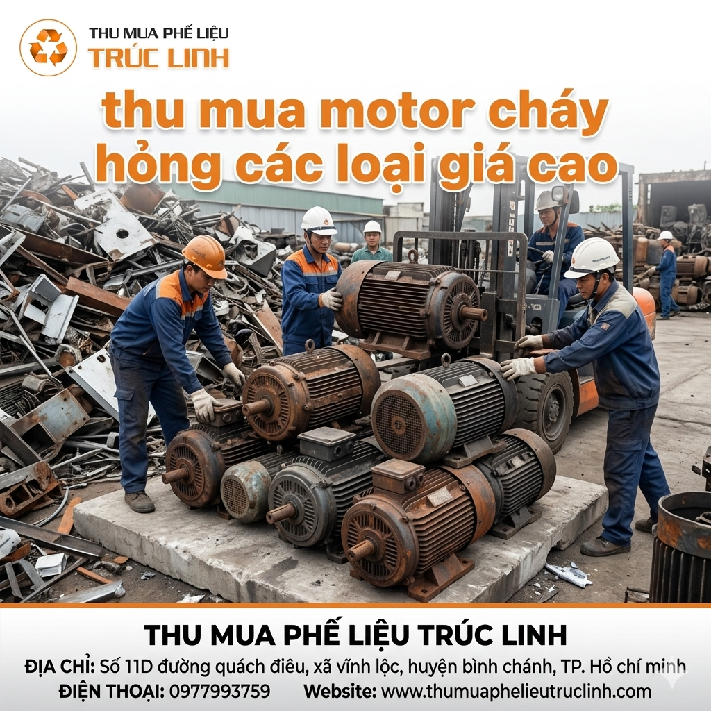 thu mua motor cháy
