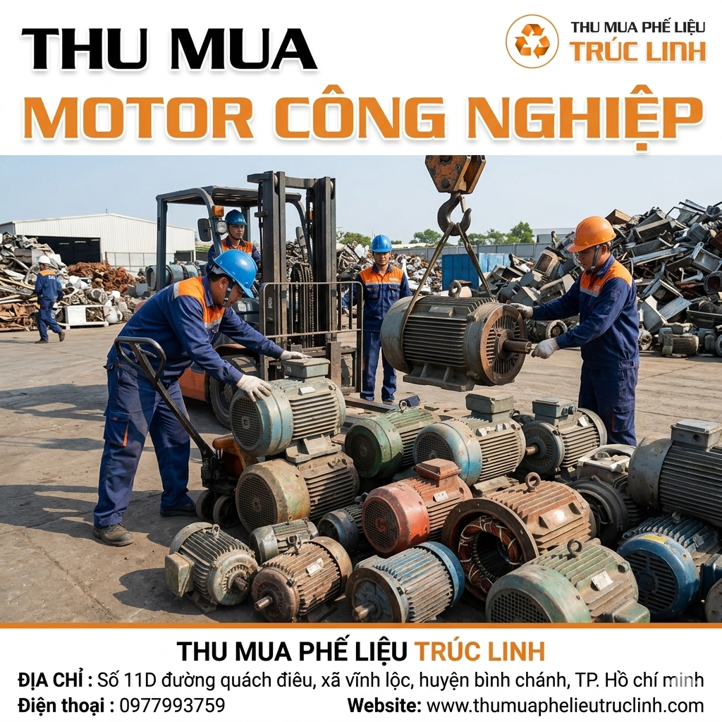 thu mua motor cháy