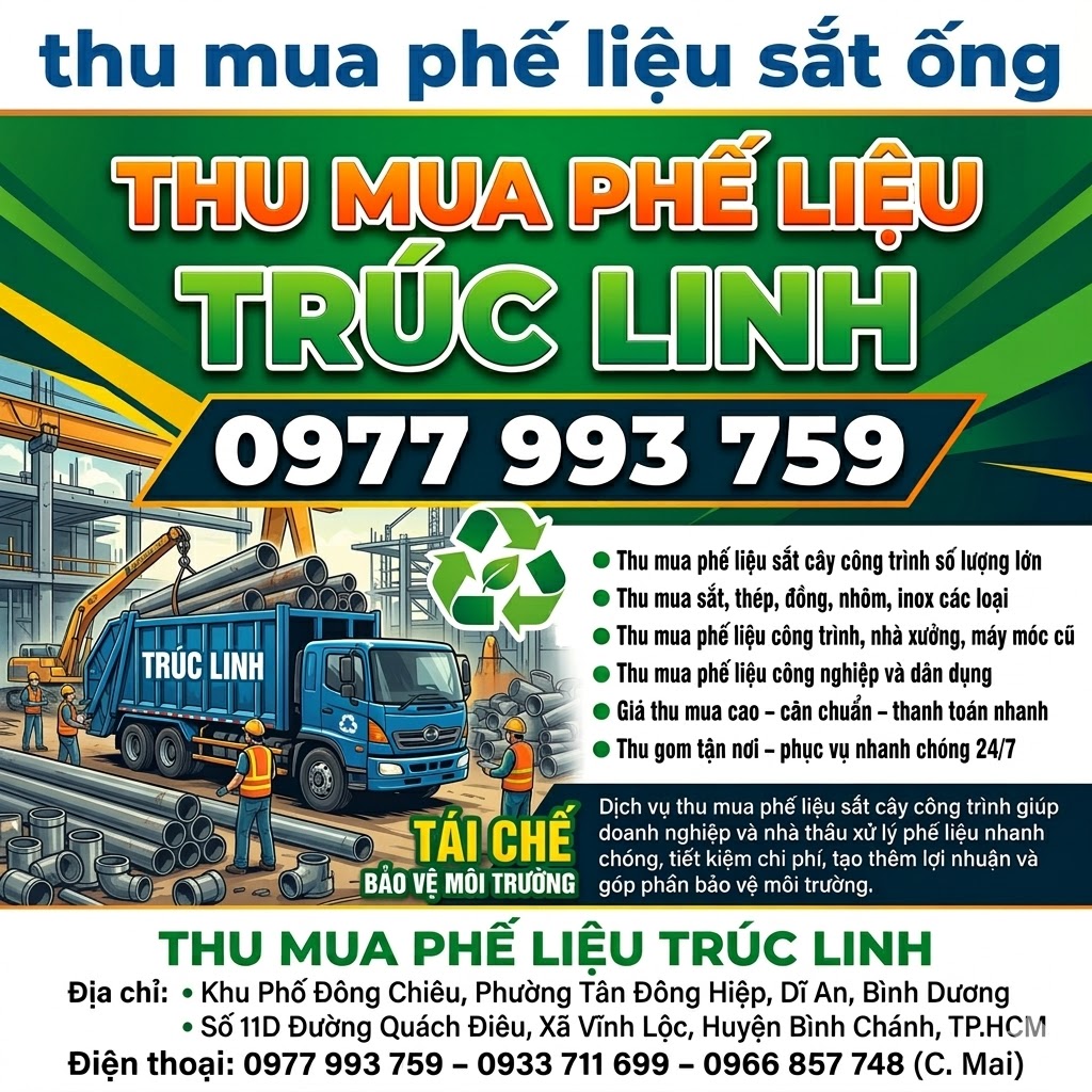 thu mua phế liệu sắt ống